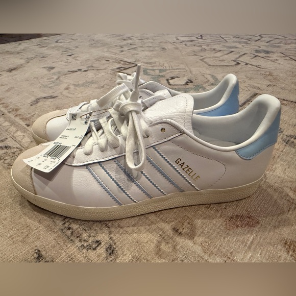 Adidas Gazelle Argentina White/Blue Size 8 EU 41 1/3 - Picture 1 of 13